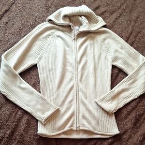 Dolce Tan Women's Full-Zip Sweater Size L